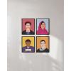 imageHAUS AND HUES Inspirational Feminist Poster Set of 4 Inspirational Wall Art Posters for Teen Girls Room  Wall Art Prints ampamp Decor for Women  Womens History Month Poster  UNFRAMED 11x14Unframed