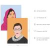 imageHAUS AND HUES Inspirational Feminist Poster Set of 4 Inspirational Wall Art Posters for Teen Girls Room  Wall Art Prints ampamp Decor for Women  Womens History Month Poster  UNFRAMED 11x14Unframed