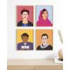 imageHAUS AND HUES Inspirational Feminist Poster Set of 4 Inspirational Wall Art Posters for Teen Girls Room  Wall Art Prints ampamp Decor for Women  Womens History Month Poster  UNFRAMED 11x14Unframed