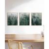 imageHAUS AND HUES Mandala Wall Art  Set of 3 Mexican Tile Art Modern Abstract Wall Art Moroccan Painting Neutral Art Abstract Geometric Art Abstract Kitchen Wall Art Boho Mandala 24x36 UnframedFoggy Green