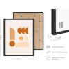 imageHAUS AND HUES Mandala Wall Art  Set of 3 Mexican Tile Art Modern Abstract Wall Art Moroccan Painting Neutral Art Abstract Geometric Art Abstract Kitchen Wall Art Boho Mandala 24x36 UnframedMulticolored Circles