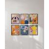 imageHAUS AND HUES Matisse Poster Set  Minimalist Poster Set for Room Aesthetic Frameable Matisse Wall Art Modern Art Black Frame 8x10Hilma Af Klint