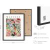 imageHAUS AND HUES Matisse Poster Set  Minimalist Poster Set for Room Aesthetic Frameable Matisse Wall Art Modern Art Black Frame 8x10Summer Matisse