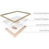 imageHAUS AND HUES Minimalist Wall Art  Abstract Poster Line Art Drawing Poster Sketch Wall Art Minimalist Women Wall Decor Abstract Wall Art Abstract Girl Line Art Beige Frame 24x36Colored Abstract Face
