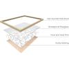 imageHAUS AND HUES Minimalist Wall Art  Abstract Poster Line Art Drawing Poster Sketch Wall Art Minimalist Women Wall Decor Abstract Wall Art Abstract Girl Line Art Beige Frame 24x36Monstera Collage
