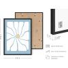 imageHAUS AND HUES Pink Wall Art Danish Pastel Posters Aesthetic Room Decor Cool Trendy Prints Black Frame 24x36Hippie Daisy