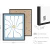 imageHAUS AND HUES Pink Wall Art Danish Pastel Posters Aesthetic Room Decor Cool Trendy Prints Black Frame 24x36Hippie Daisy