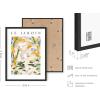 imageHAUS AND HUES Pink Wall Art Danish Pastel Posters Aesthetic Room Decor Cool Trendy Prints Black Frame 24x36Le Jardin
