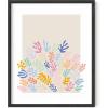 imageHAUS AND HUES Pink Wall Art Danish Pastel Posters Aesthetic Room Decor Cool Trendy Prints Unframed 12x16Colorful Organic Shapes