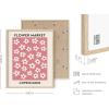 imageHAUS AND HUES Pink Wall Art Danish Pastel Posters Aesthetic Room Decor Cool Trendy Prints Unframed 12x16Flower Market Copenhagen