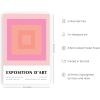 imageHAUS AND HUES Pink Wall Art Danish Pastel Posters Aesthetic Room Decor Cool Trendy Prints Unframed 12x16Pink Geometric Squares