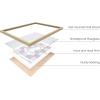 imageHAUS AND HUES Pink Wall Art Danish Pastel Posters Aesthetic Room Decor Cool Trendy Prints Unframed 12x16Statue on Purple Checks
