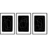 imageHAUS AND HUES Summer Matisse Art Print Set of 324x36Black Line Art