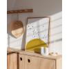 imageHAUS AND HUES Sun Art Print  Nordic Wall Art  Yellow Wall Decor Mid Century Modern Poster Scandinavian Art Black Frame 12x16sun and birds