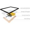 imageHAUS AND HUES Sun Art Print  Nordic Wall Art  Yellow Wall Decor Mid Century Modern Poster Scandinavian Art Black Frame 12x16sun and tree