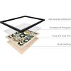 imageHAUS AND HUES Tiles Art Print Set of 324x36  Framed BeigeAdolphe Butterfly