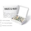 imageHAUS AND HUES Tiles Art Print Set of 324x36  Framed BeigeAdolphe Butterfly