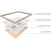 imageHAUS AND HUES Tiles Art Print Set of 324x36  Framed BeigeMoroccan Rug