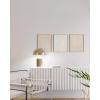 imageHAUS AND HUES Tiles Art Print Set of 324x36  Framed BeigeNeutral Arch