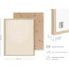 imageHAUS AND HUES Tiles Art Print Set of 324x36  Framed BeigeNeutral Arch