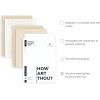 imageHAUS AND HUES Tiles Art Print Set of 324x36  Framed BeigeNeutral Arch