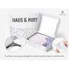 imageHAUS AND HUES Tiles Art Print Set of 324x36  Framed BeigePink  Purple