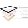 imageHAUS AND HUES Tiles Art Print Set of 324x36  Framed BeigeTiles