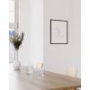 imageHAUS AND HUES Tropical Leaf Wall Art  Monstera ampamp Palm Prints Botanical Line Drawing Greenery Decor Black Frame 16x20Couple Kissing