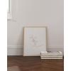imageHAUS AND HUES Tropical Leaf Wall Art  Monstera ampamp Palm Prints Botanical Line Drawing Greenery Decor Black Frame 16x20Couple Kissing