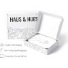 imageHAUS AND HUES Tropical Leaf Wall Art  Monstera ampamp Palm Prints Botanical Line Drawing Greenery Decor Black Frame 16x20Holding Hands