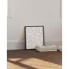 imageHAUS AND HUES Tropical Leaf Wall Art  Monstera ampamp Palm Prints Botanical Line Drawing Greenery Decor Black Frame 16x20Monstera Collage