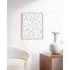 imageHAUS AND HUES Tropical Leaf Wall Art  Monstera ampamp Palm Prints Botanical Line Drawing Greenery Decor Black Frame 16x20Monstera Collage