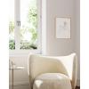 imageHAUS AND HUES Tropical Leaf Wall Art  Monstera ampamp Palm Prints Botanical Line Drawing Greenery Decor Black Frame 16x20Woman with Flower