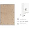 imageHAUS AND HUES White 24x36 Poster Frames Set of 424x36 Frame Sets for Wall Collage Large Picture 24x36 24 x 36 Inches Artwork Frame White Oak 24x36 in