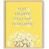 imageHAUS AND HUES Yellow Wall Art  Quote Posters For Teens Aesthetic Posters For Bedroom Girls Art Print For Teen Girls Room Aesthetic Preppy Wall Art Beige Framed 12quotx16quotDaisy