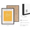 imageHAUS AND HUES Yellow Wall Art  Quote Posters For Teens Aesthetic Posters For Bedroom Girls Art Print For Teen Girls Room Aesthetic Preppy Wall Art Beige Framed 12quotx16quotWoman Line Art