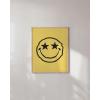 imageHAUS AND HUES Yellow Wall Art  Quote Posters For Teens Aesthetic Posters For Bedroom Girls Art Print For Teen Girls Room Aesthetic Preppy Wall Art Beige Framed 12quotx16quotYellow Smiley