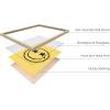 imageHAUS AND HUES Yellow Wall Art  Quote Posters For Teens Aesthetic Posters For Bedroom Girls Art Print For Teen Girls Room Aesthetic Preppy Wall Art Beige Framed 12quotx16quotYellow Smiley