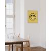 imageHAUS AND HUES Yellow Wall Art  Quote Posters For Teens Aesthetic Posters For Bedroom Girls Art Print For Teen Girls Room Aesthetic Preppy Wall Art Beige Framed 12quotx16quotYellow Smiley