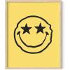 imageHAUS AND HUES Yellow Wall Art  Quote Posters For Teens Aesthetic Posters For Bedroom Girls Art Print For Teen Girls Room Aesthetic Preppy Wall Art Beige Framed 12quotx16quotYellow Smiley