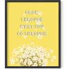imageHAUS AND HUES Yellow Wall Art  Quote Posters For Teens Aesthetic Posters For Bedroom Girls Art Print For Teen Girls Room Aesthetic Preppy Wall Art Beige Framed 12quotx16quotDaisy