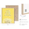 imageHAUS AND HUES Yellow Wall Art  Quote Posters For Teens Aesthetic Posters For Bedroom Girls Art Print For Teen Girls Room Aesthetic Preppy Wall Art Beige Framed 12quotx16quotDaisy