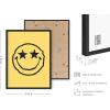 imageHAUS AND HUES Yellow Wall Art  Quote Posters For Teens Aesthetic Posters For Bedroom Girls Art Print For Teen Girls Room Aesthetic Preppy Wall Art Beige Framed 12quotx16quotYellow Smiley