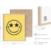 imageHAUS AND HUES Yellow Wall Art  Quote Posters For Teens Aesthetic Posters For Bedroom Girls Art Print For Teen Girls Room Aesthetic Preppy Wall Art Beige Framed 12quotx16quotYellow Smiley