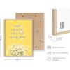 imageHAUS AND HUES Yellow Wall Art  Quote Posters For Teens Aesthetic Posters For Bedroom Girls Art Print For Teen Girls Room Aesthetic Preppy Wall Art Beige Framed 12quotx16quotDaisy