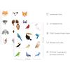 imageHaus and Hues Animal Nursery Art Prints  Set of 4 Baby Nursery Wall Decor for Boys and Girls Baby Boy Room Dcor Kids Bathroom Dcor Animal Pictures Wall Art Black Frame 11x14Safari