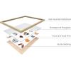 imageHaus and Hues Animal Nursery Art Prints  Set of 4 Baby Nursery Wall Decor for Boys and Girls Baby Boy Room Dcor Kids Bathroom Dcor Animal Pictures Wall Art Black Frame 11x14Safari