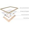 imageHaus and Hues Animal Nursery Art Prints  Set of 4 Baby Nursery Wall Decor for Boys and Girls Baby Boy Room Dcor Kids Bathroom Dcor Animal Pictures Wall Art Black Frame 11x14Safari