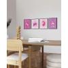 imageHaus and Hues Animal Nursery Art Prints  Set of 4 Baby Nursery Wall Decor for Boys and Girls Baby Boy Room Dcor Kids Bathroom Dcor Animal Pictures Wall Art Black Frame 11x14Unicorn