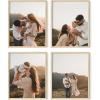 imageHAUS AND HUES Create Your Own Wall Art  Set of 4 Custom Art Prints with Personalized Pictures Custom Posters Upload Images wVarious Frame Options  Perfect for Home Decor Wall Art and Wall Decor